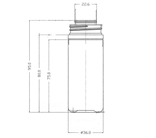 Desenho Frasco 5015