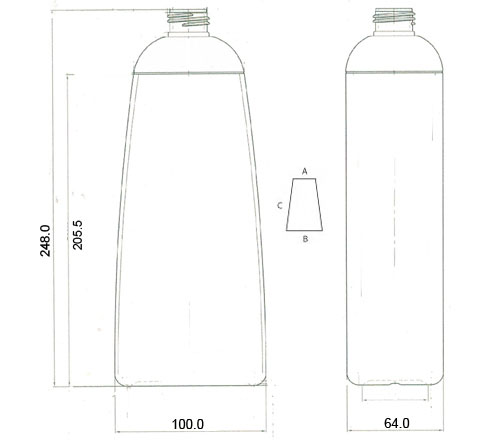 Desenho Frasco 8006